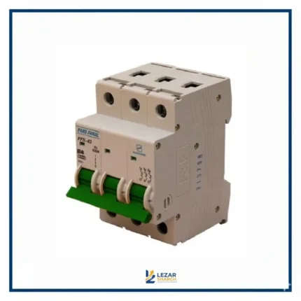 کلید مینیاتوری 3 پل پارس فنال مدل PFN-10KA-3P