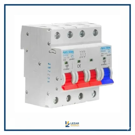 کلید مینیاتوری 3P+N پارس فنال مدل PFN-10KA-3P+N