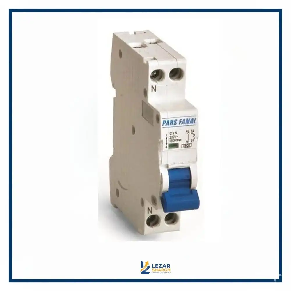 pars-fanal-pfn-1p-single-pole-miniature-circuit-breaker-6ka کلید مینیاتوری تک پل پارس فنال 6KA مدل PFN-1P